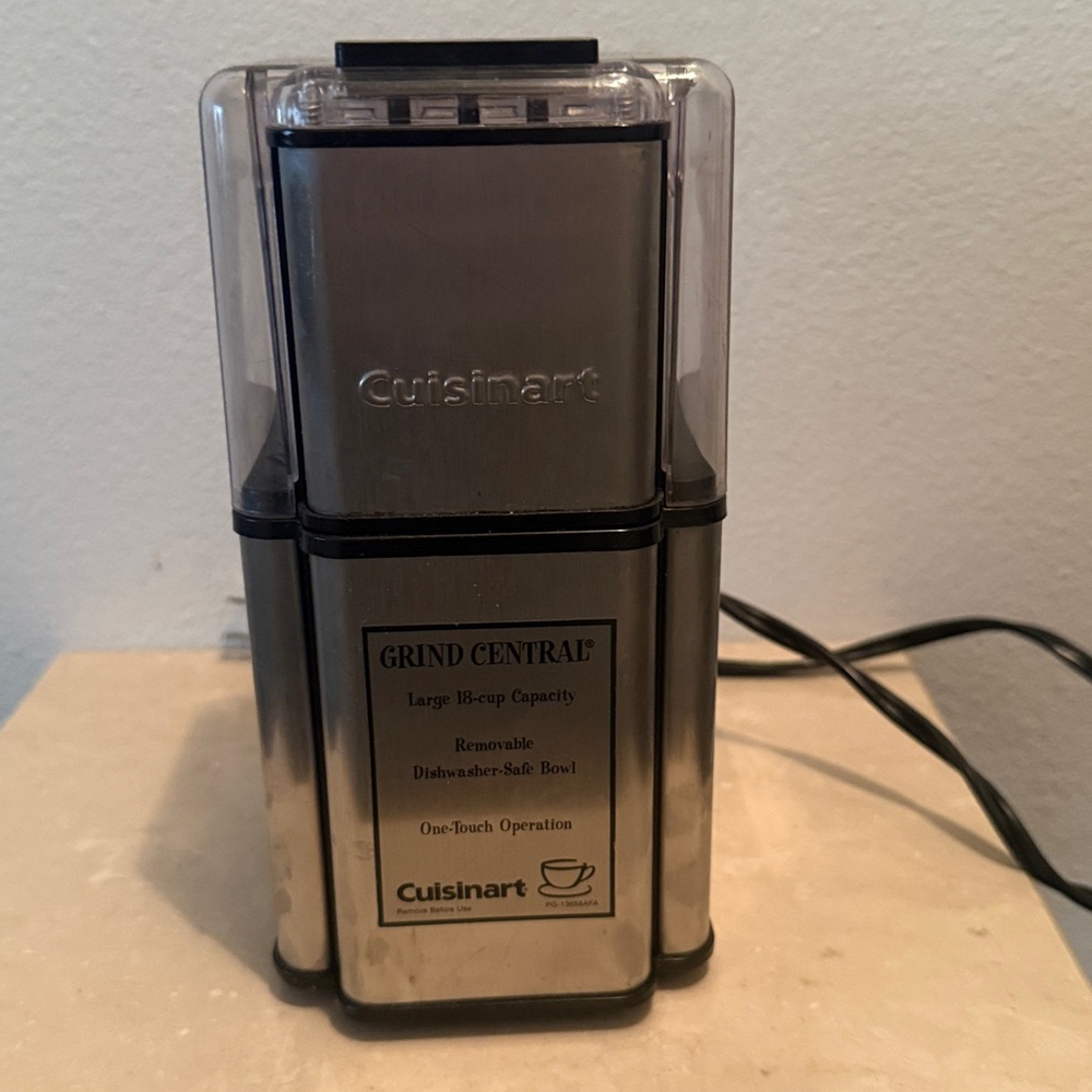 Cuisinart coffee grinder.
